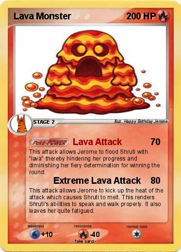 Pokemon Lava Monster