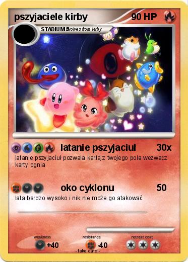 Pokemon pszyjaciele kirby