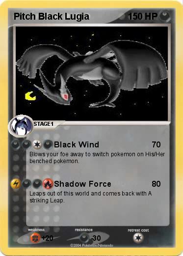 Pokemon Pitch Black Lugia