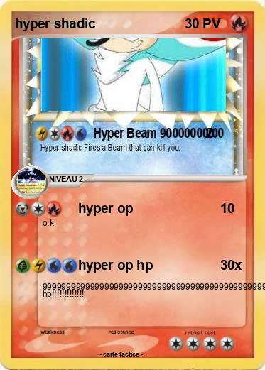 Pokemon hyper shadic