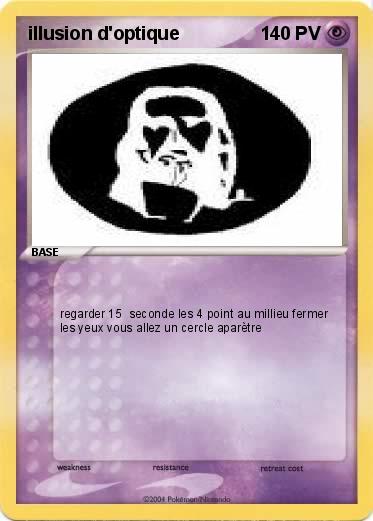Pokemon illusion d'optique