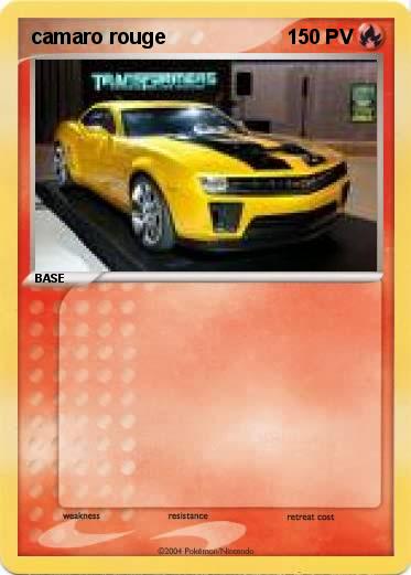 Pokemon camaro rouge