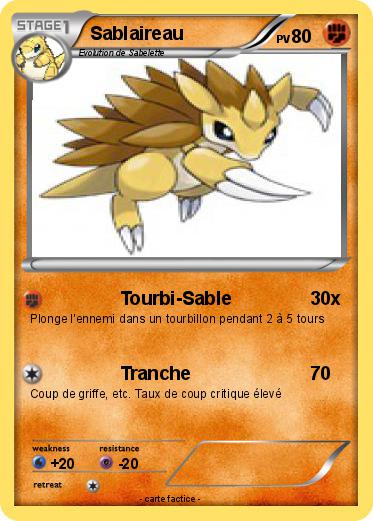 Pokemon Sablaireau