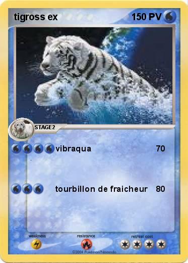 Pokemon tigross ex