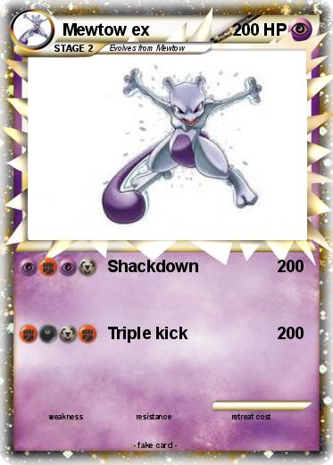 Pokemon Mewtow ex