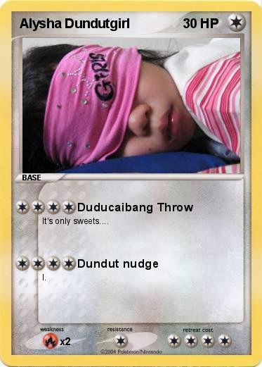 Pokemon Alysha Dundutgirl
