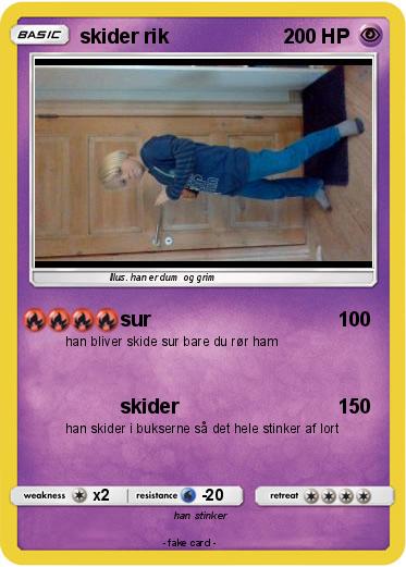 Pokemon skider rik