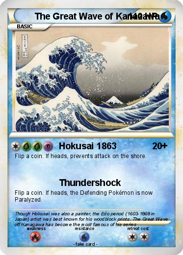 Pokemon The Great Wave of Kanazawa