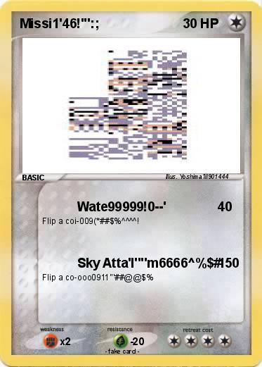 Pokemon Missi1'46!''':;