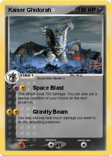 Pokemon Kaiser Ghidorah