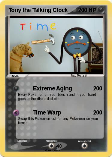 Pokemon Tony the Talking Clock