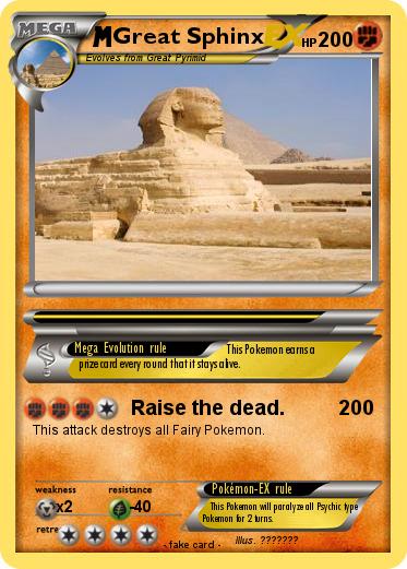 Pokemon Great Sphinx