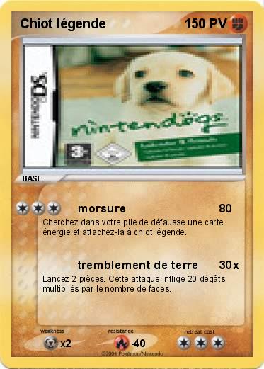 Pokemon Chiot légende