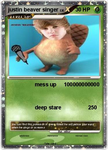 Pokemon justin beaver singer
