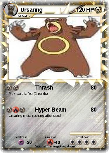 Pokemon Ursaring