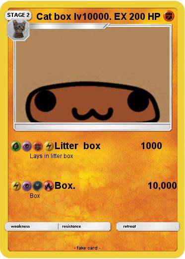 Pokemon Cat box lv10000. EX