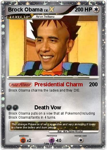 Pokemon Brock Obama