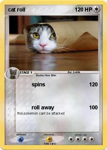 Pokemon cat roll