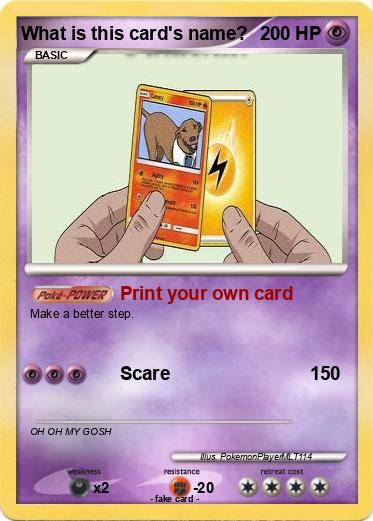 Pokemon What is this card's name?