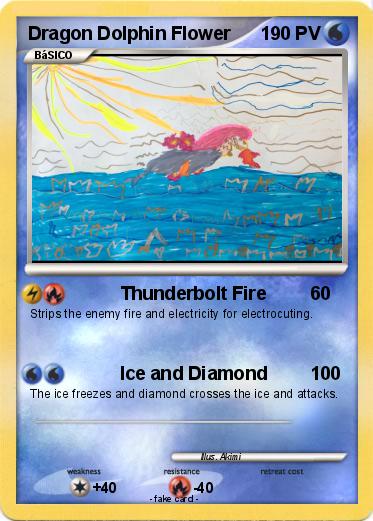 Pokemon Dragon Dolphin Flower