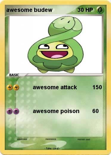 Pokemon awesome budew