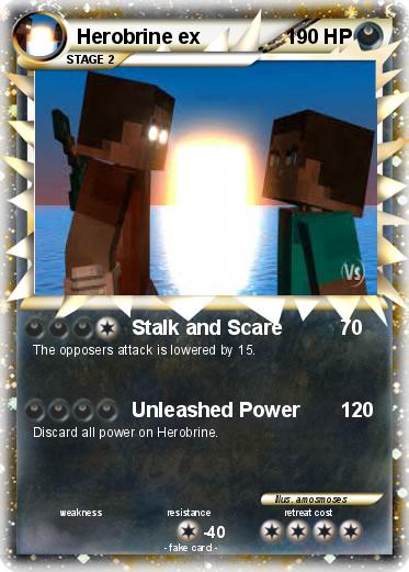 Pokemon Herobrine ex