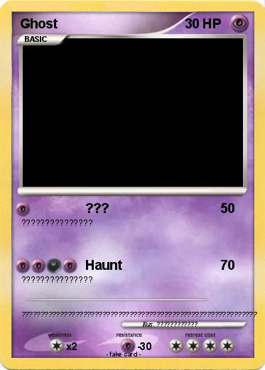 Pokemon Ghost