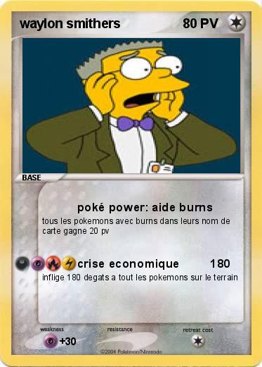 Pokemon waylon smithers