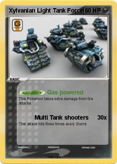 Pokemon Xylvanian Light Tank Force