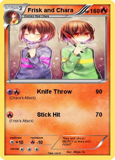 Pokemon Frisk and Chara