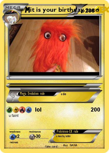 Pokemon it is your birthday taco