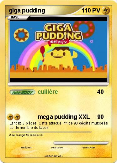 Pokemon giga pudding