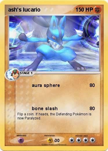 Pokemon ash's lucario 