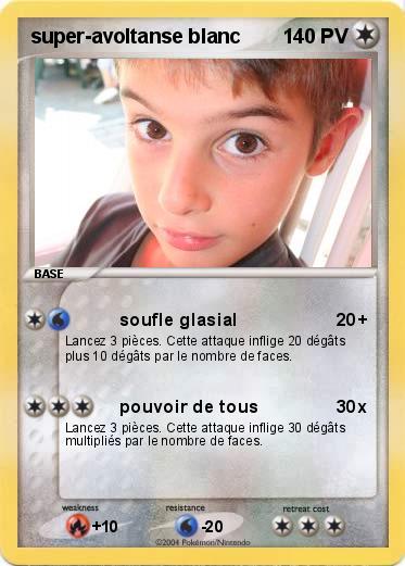 Pokemon super-avoltanse blanc