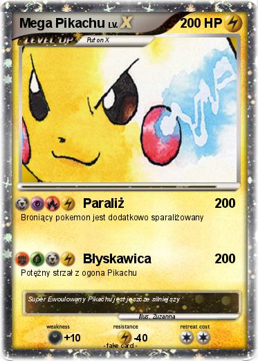 Pokemon Mega Pikachu