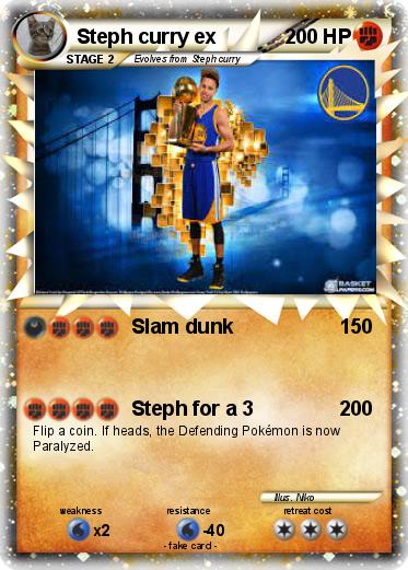 Pokemon Steph curry ex