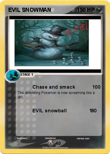 Pokemon EVIL SNOWMAN