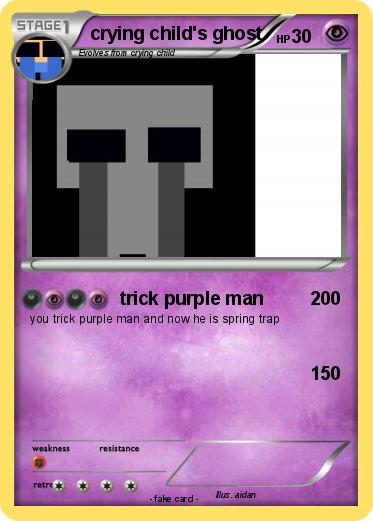 Pokemon crying child's ghost