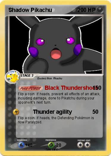 Pokemon Shadow Pikachu