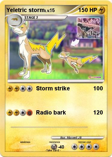 Pokemon Yeletric storm