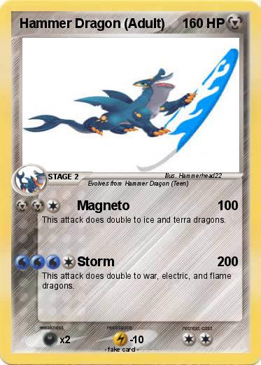 Pokemon Hammer Dragon (Adult)