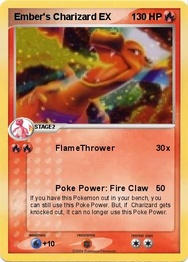 Pokemon Ember's Charizard EX