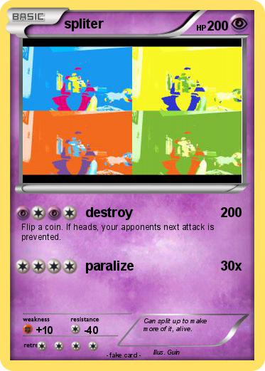 Pokemon spliter