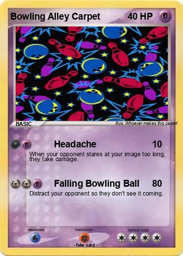 Pokemon Bowling Alley Carpet