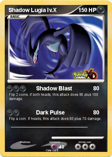 Pokemon Shadow Lugia lv.X