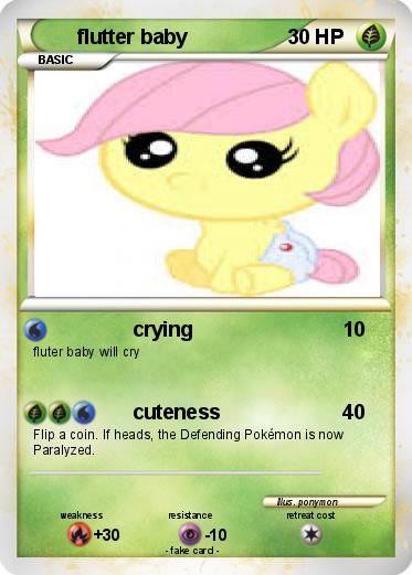 Pokemon flutter baby