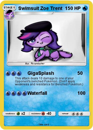 Pokemon Swimsuit Zoe Trent