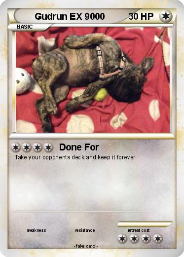 Pokemon Gudrun EX 9000