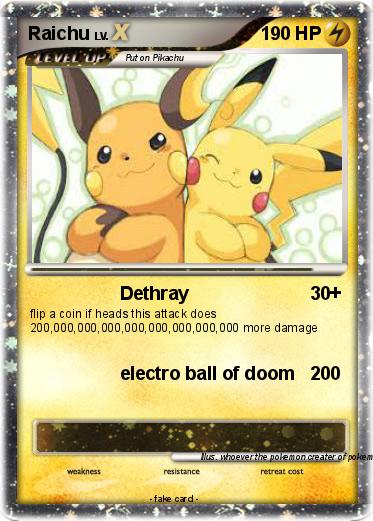 Pokemon Raichu