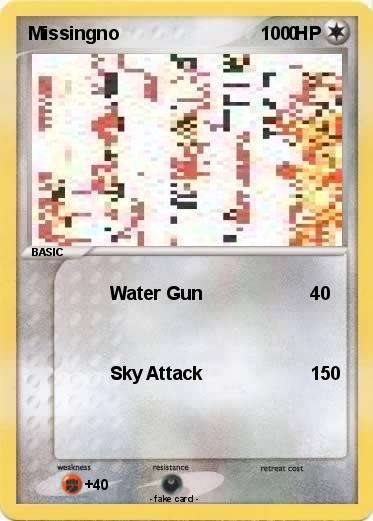 Pokemon Missingno                                 0